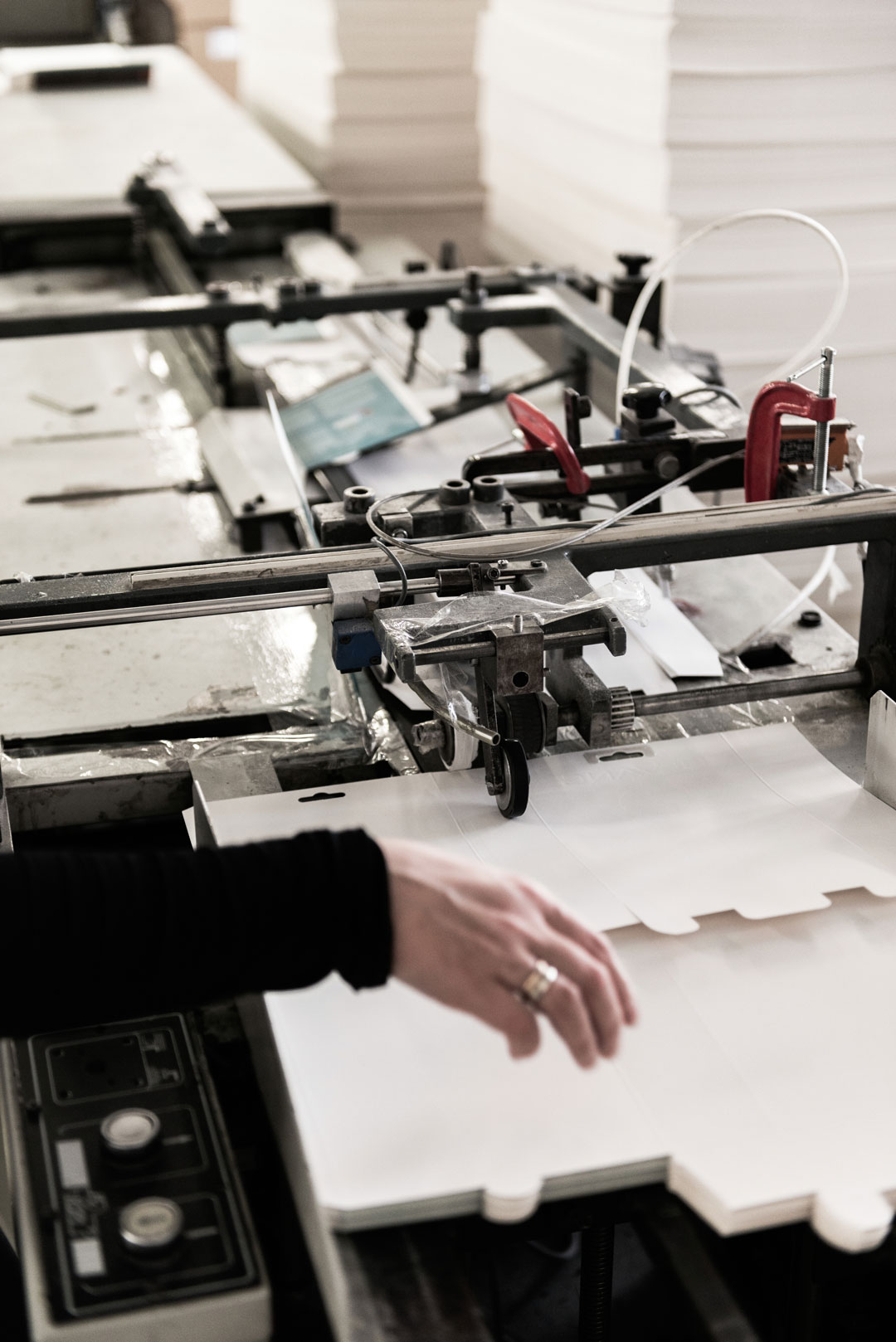 Custom Packaging being printed